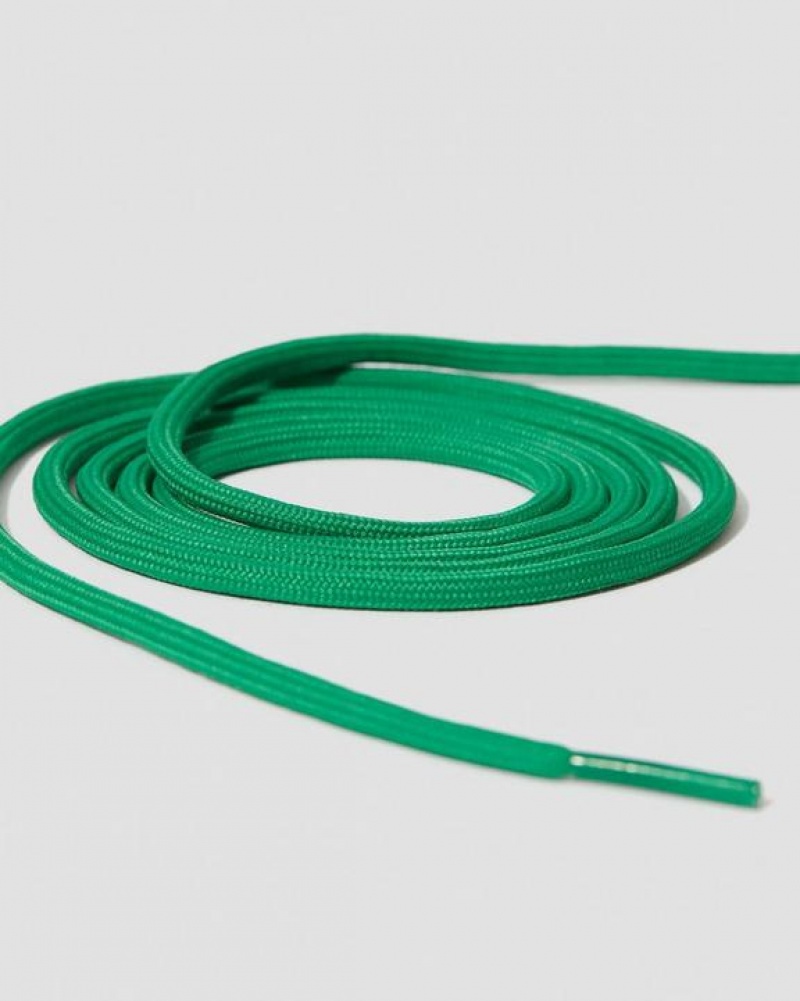 Green Accessories Dr Martens 55 Inch Round (8-10 Eye) Laces | USA_Dr94077