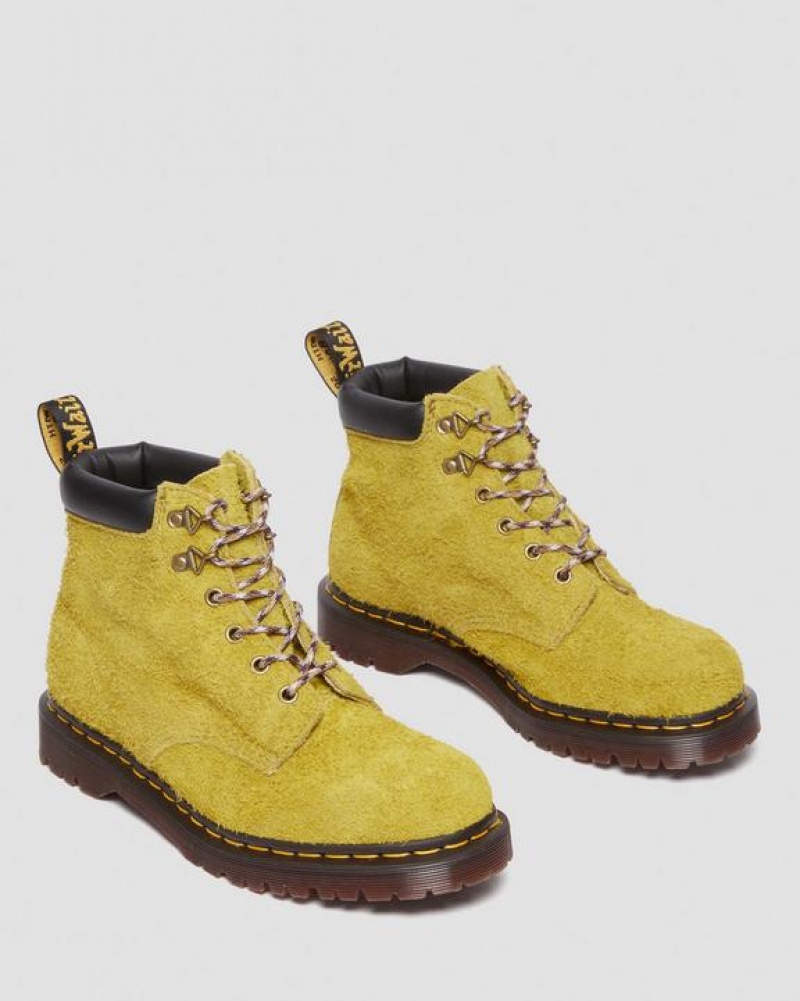 Green Women's Dr Martens 939 Ben Suede Padded Collar Lace Up Boots | USA_Dr91408