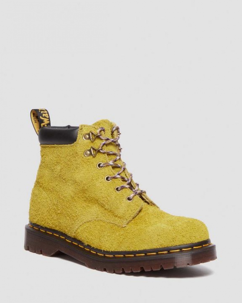 Green Women\'s Dr Martens 939 Ben Suede Padded Collar Lace Up Boots | USA_Dr91408