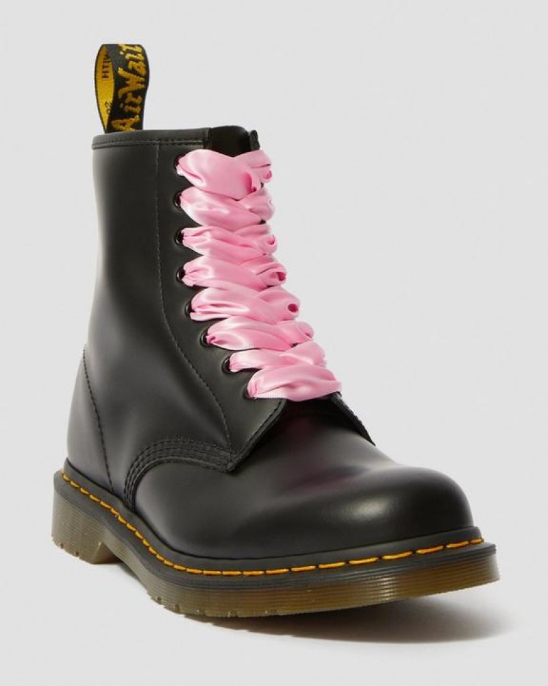 Pink Accessories Dr Martens 55 inch Ribbon (8-10 Eye) Laces | USA_Dr30381