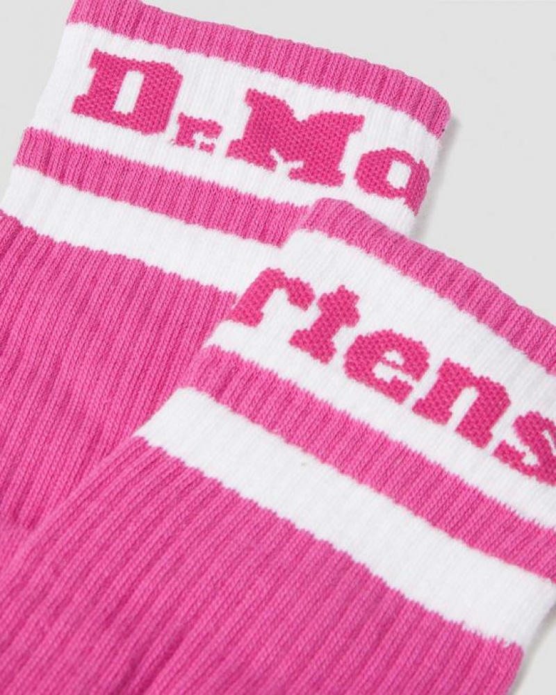 Pink Accessories Dr Martens Athletic Logo Organic Cotton Blend Size,S/M,M/L~US WOMEN,5 - 10,11 - 16~US MEN,4 - 9,10 - 15~UK,3 - | USA_Dr64273