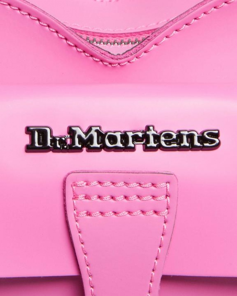 Pink Accessories Dr Martens Heart Shaped Leather Backpack Bags | USA_Dr64464