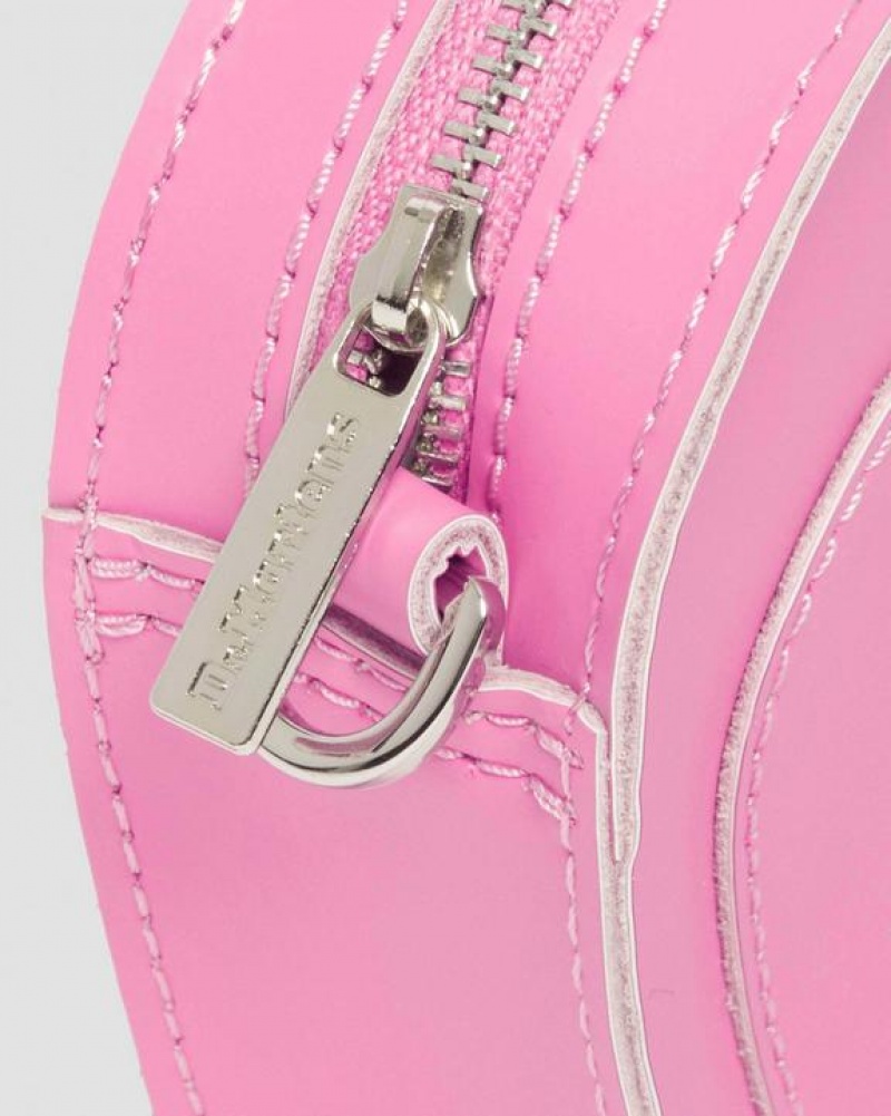 Pink Accessories Dr Martens Mini Heart Shaped Leather Bags | USA_Dr81162