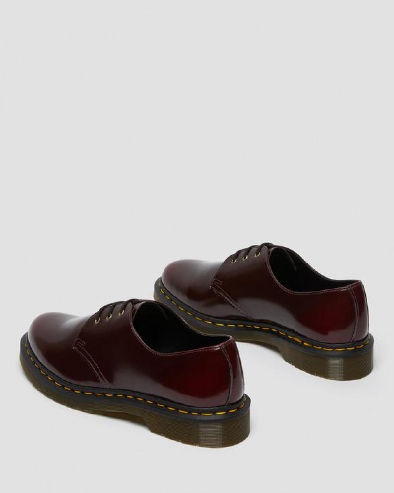 Pink Red Women's Dr Martens Vegan 1461 Oxford Shoes | USA_Dr27257