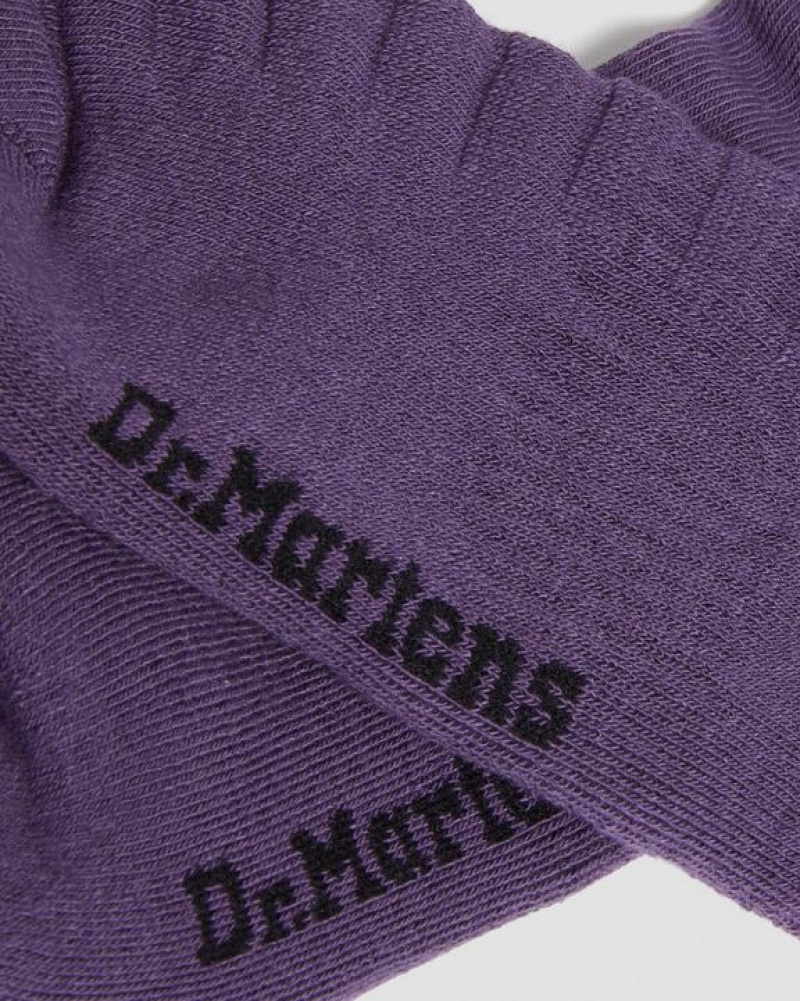 Purple Accessories Dr Martens Double Doc Cotton Blend Size,S/M,M/L~US WOMEN,5 - 10,11 - 16~US MEN,4 - 9,10 - 15~UK,3 - | USA_Dr12775