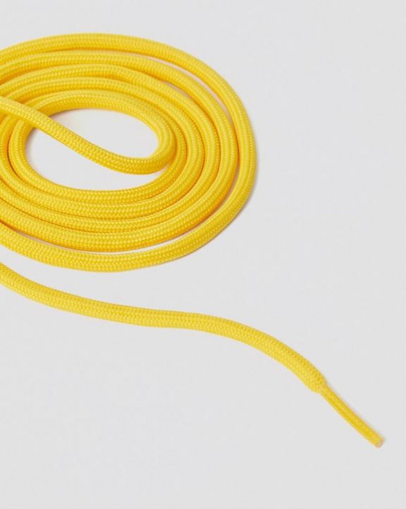 Yellow Accessories Dr Martens 55 Inch Round (8-10 Eye) Laces | USA_Dr77466