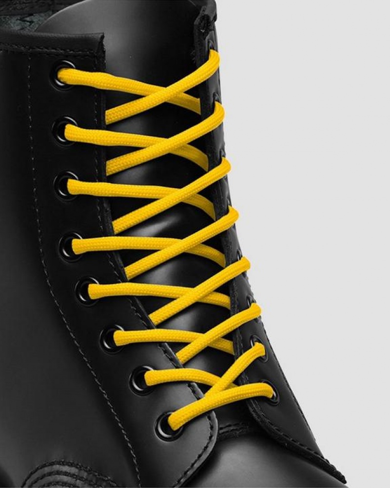 Yellow Accessories Dr Martens 55 Inch Round (8-10 Eye) Laces | USA_Dr77466